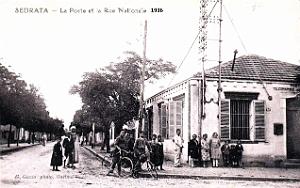 1692- Sedrata - La Poste et la Rue Nationale - 1936